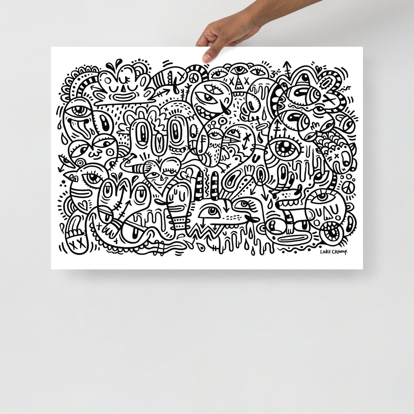 'Doodle Landscape' Print