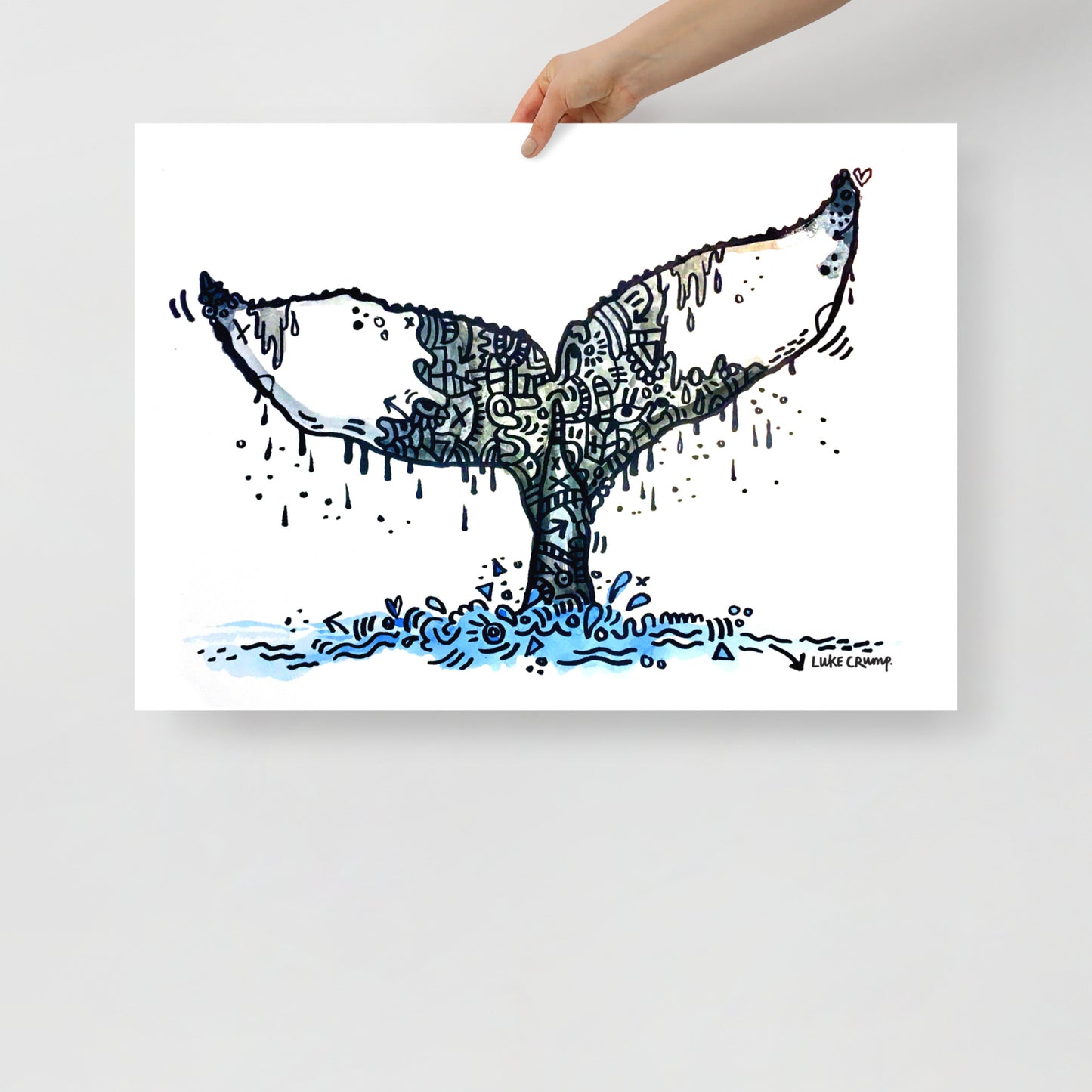 'Whale' Print