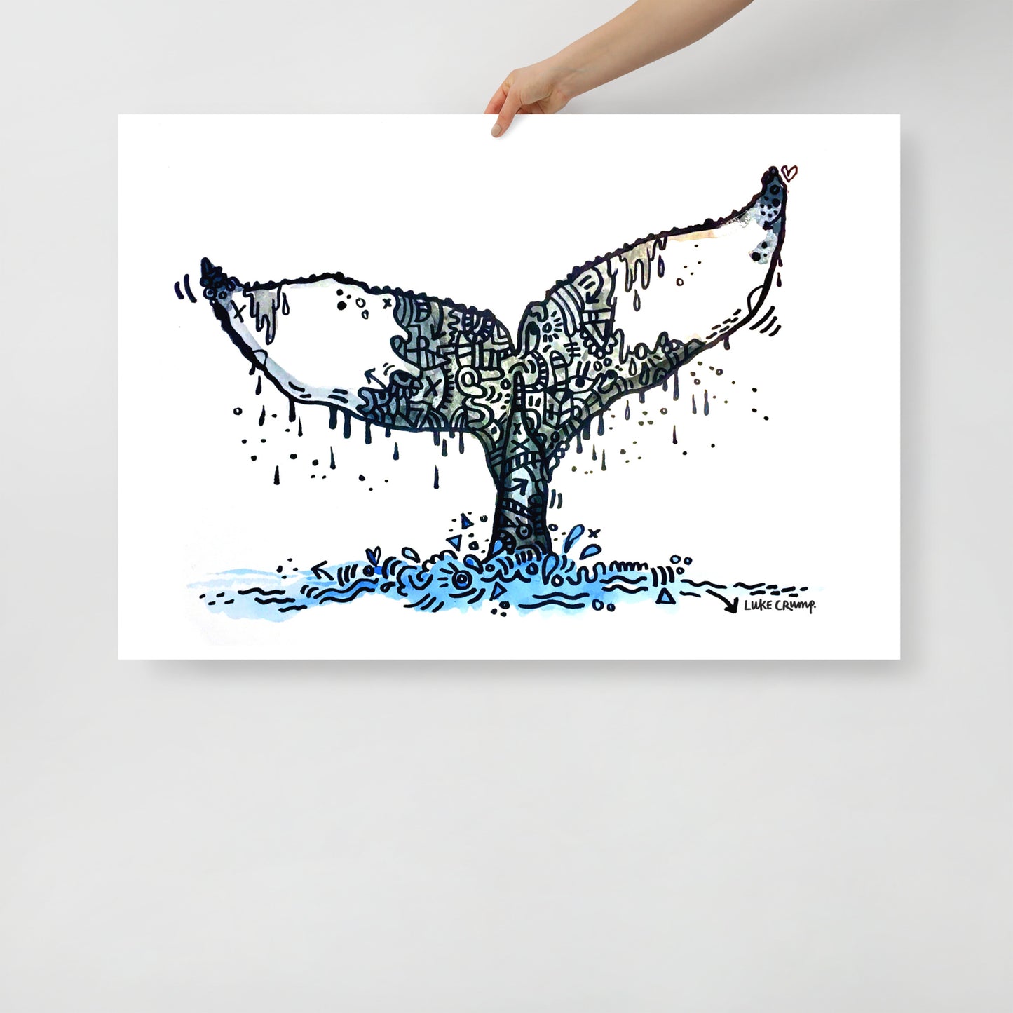'Whale' Print