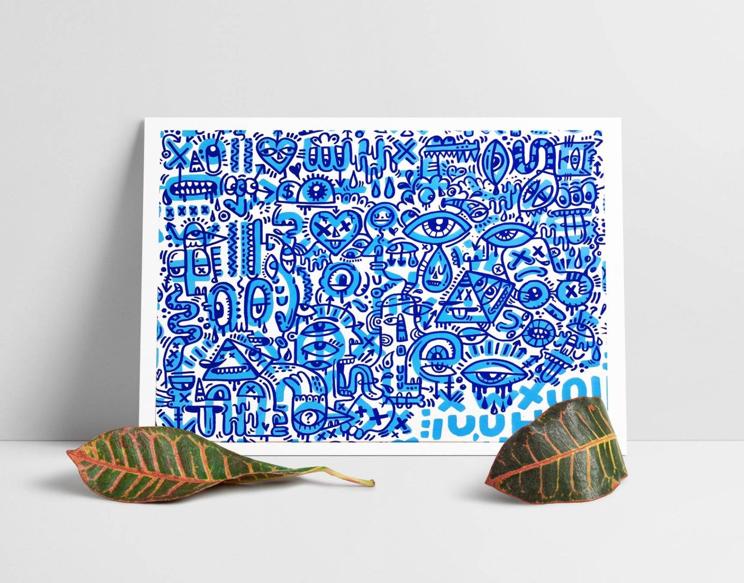 'Down With The Blues' Print