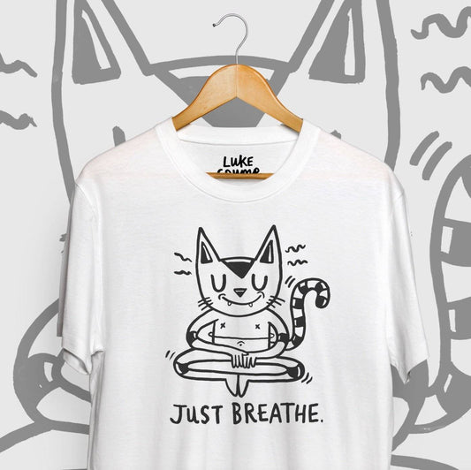 'Just Breathe' Unisex T-Shirt